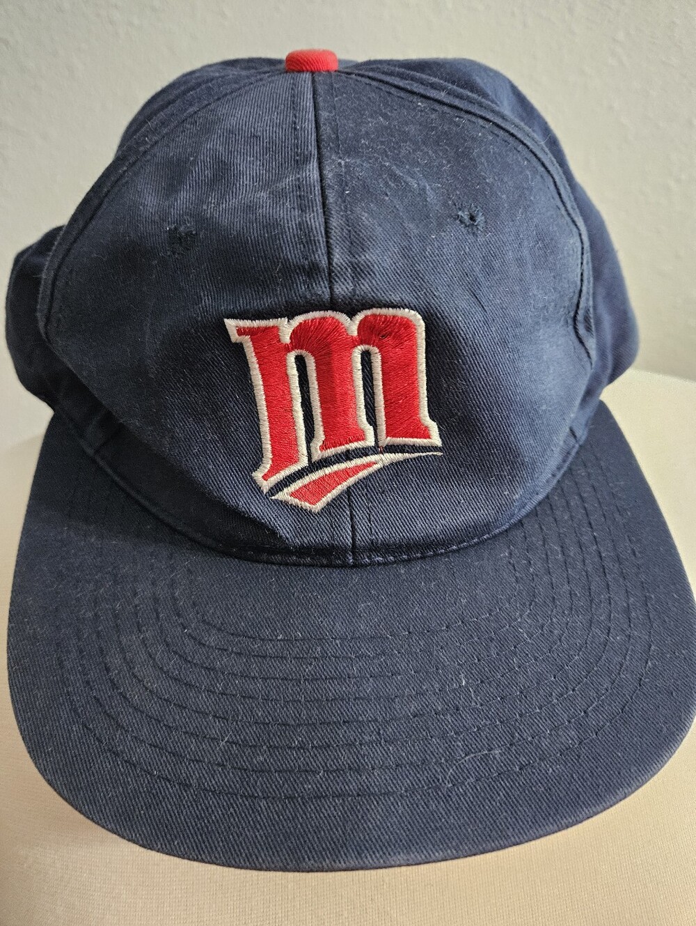 Vintage MLB Genuine Merchandise MN Twins Navy Cap with Red Logo Detail